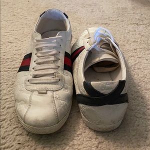 Gucci Ace Leather Sneaker Size 8 (38)